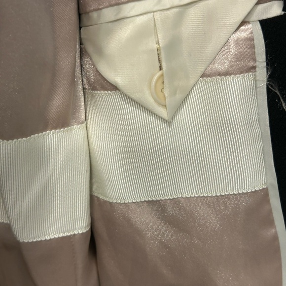 J. Crew Women's Black Double-Breasted long Coat - Picture 6 of 8